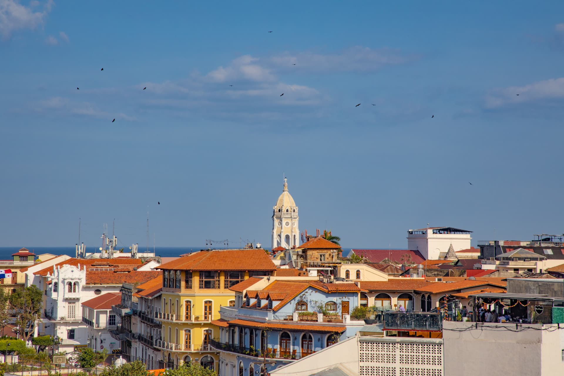 Casco Antiguo — Catedral y techos de tejas
